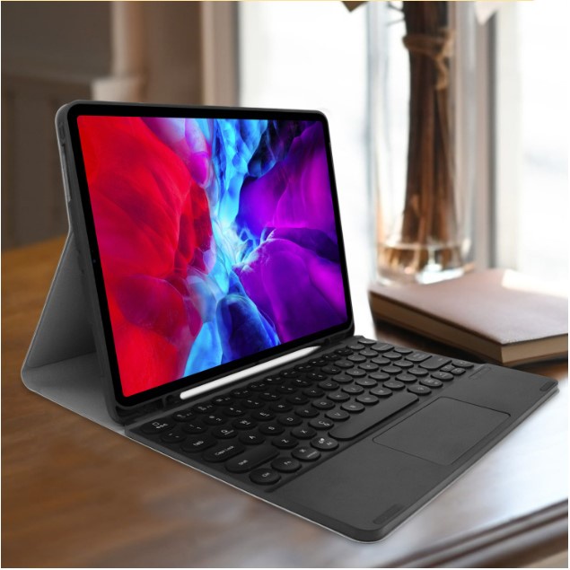 Case iPad Pro 11 Pro 12.9 Keyboard Mouse 2021 Casing wireless Magnetic Tab baru bluetooth standing apple