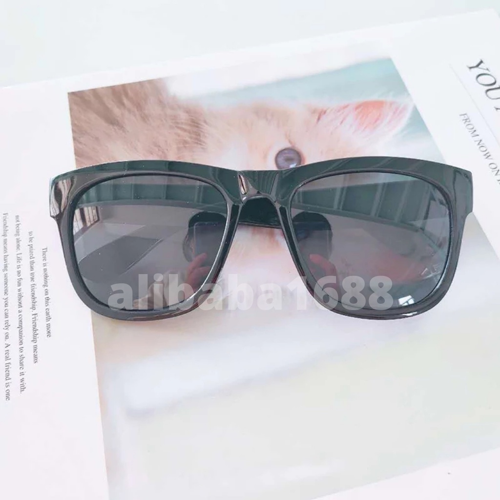 *ALIBABA1688*COD Kacamata Hitam Wanita Kacamata Korea Mewah Bahan Metal Warna Warni Realpict B13