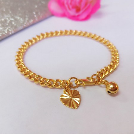 Gelang Tangan Rantai Lapis Emas 24karat Gelang Xuping Cantik M41467