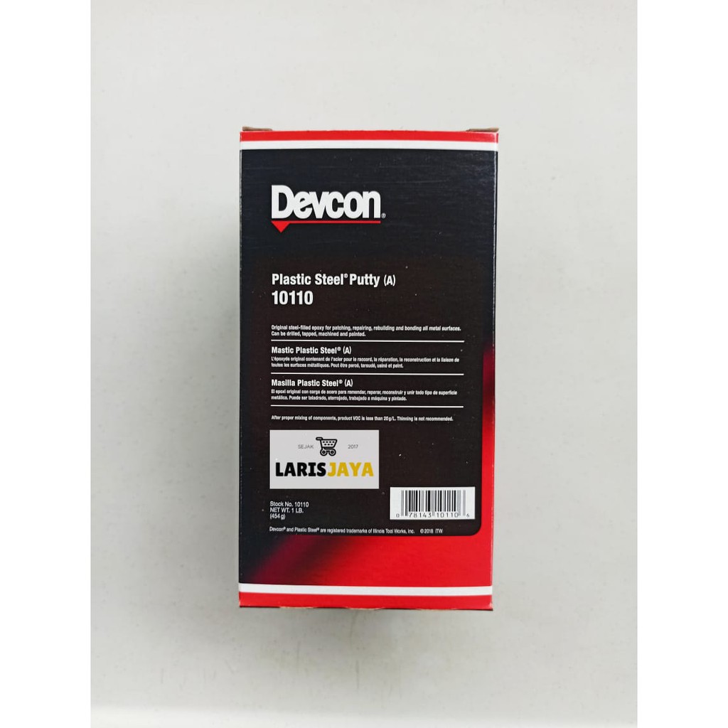 DEVCON PLASTIC STEEL PUTTY A 10110