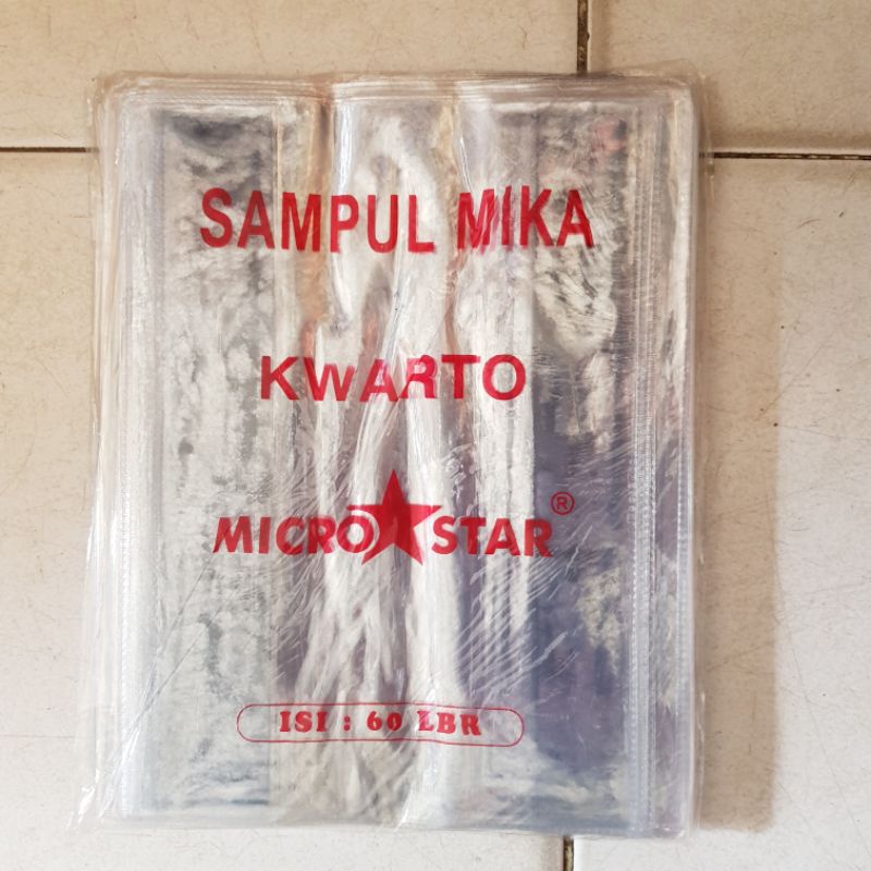 

Sampul Plastik Mika Tebal Quarto