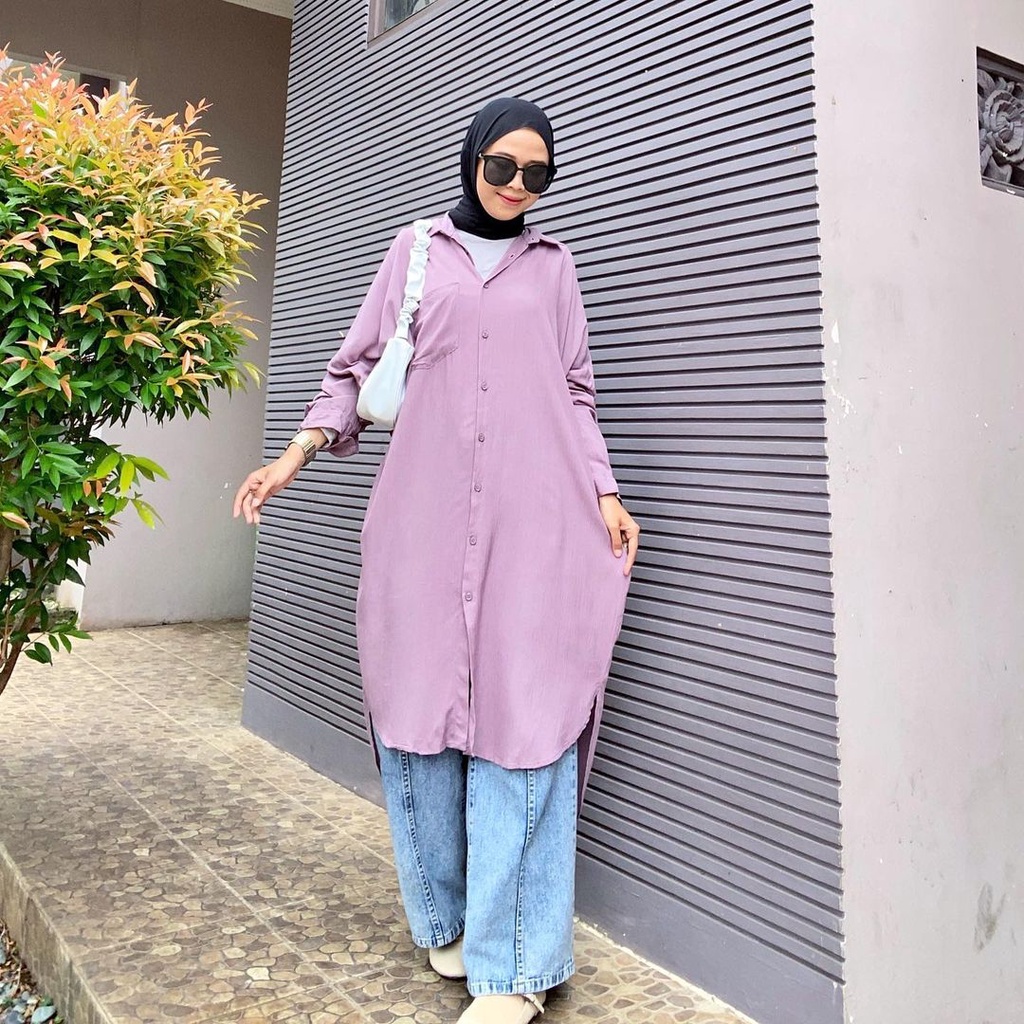 Layna Tunik Crinkle Airflow Premium