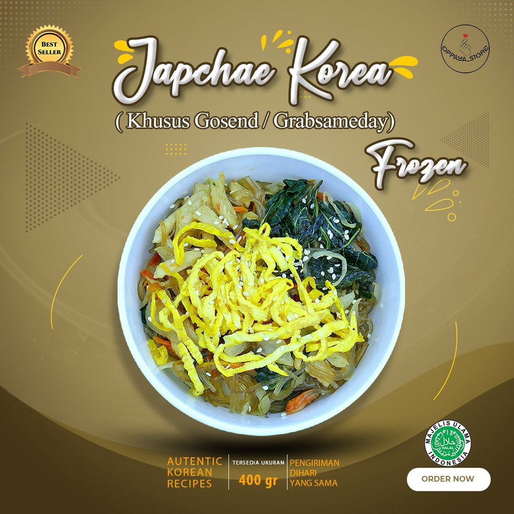 

Japchae Korea 200 Gram Frozen Food Khusus Sameday Instan Delivery