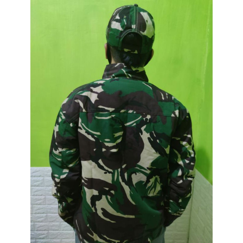 Jaket Loreng Malvinas ABG - jaket loreng hijau army