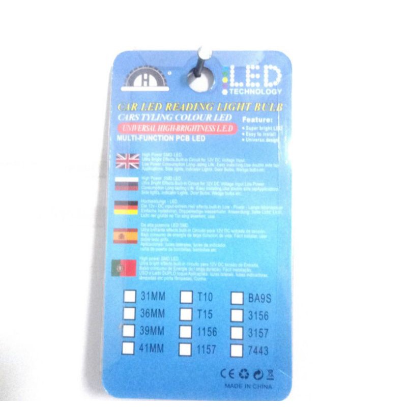 BOHLAM LED PLAFON CABIN 12 VOLT 36 MM 1 PACK ISI 2 PCS