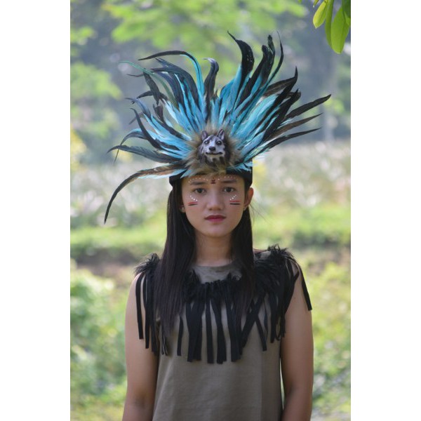 TOPI INDIAN - INDIAN HEADDRESS - BANDO KENING SRIGALA VARIASI WARNA