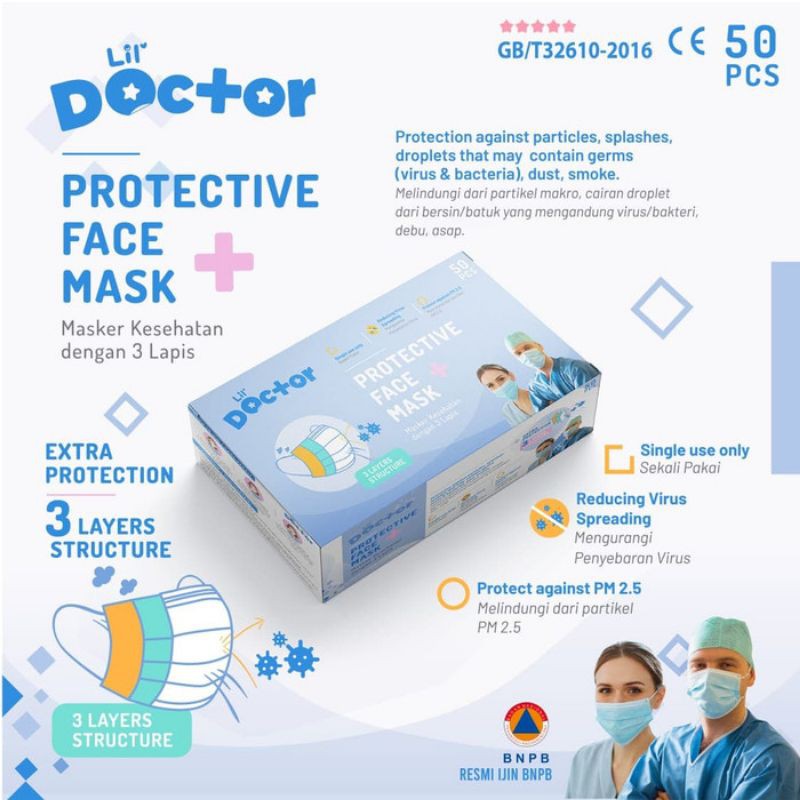 Jessen Lil Doctor Masker Dewasa/Anak