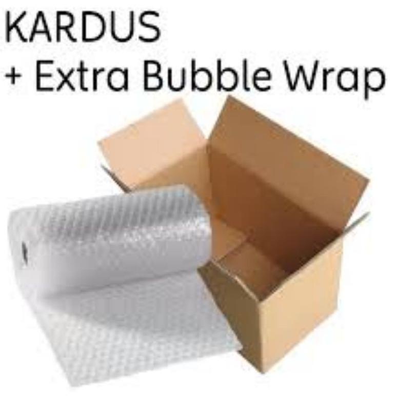 

Extra packing kardus//Bubblewrap