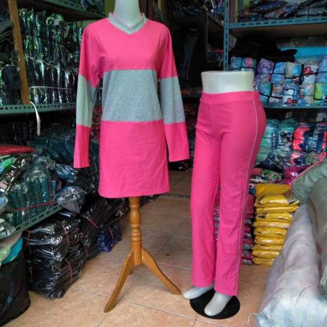 Baju senam wanita jumbo/big size 5L/big size 6L