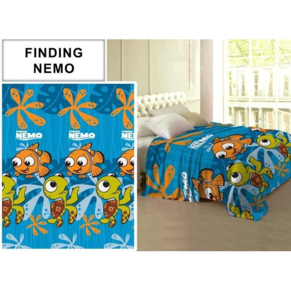 Selimut Lady Rose Finding Nemo Blanket Ikan Badut Dan Penyu Crush Shopee Indonesia