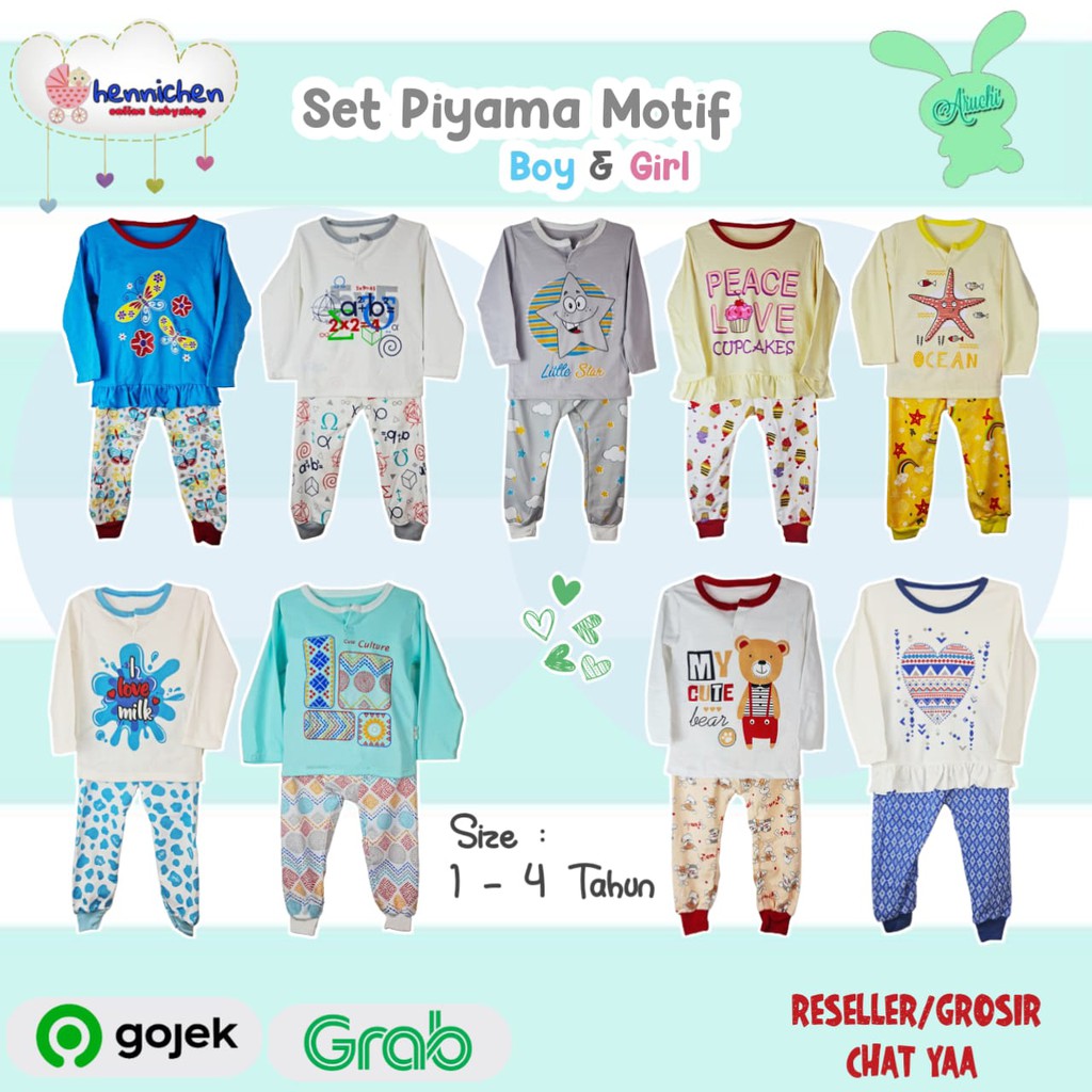 PROMO ARUCHI SETELAN ARUCHI BOY / GIRL SERIES SML VELVET LIBBY PIYAMA ANAK MURAH