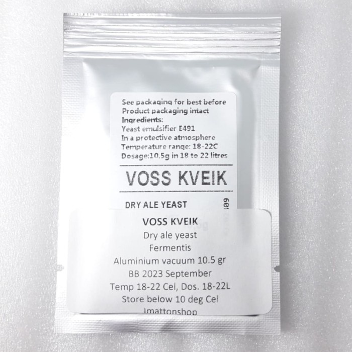 

Imatton Lallemand voss Kveik ale yeast 11gr ragi beer bir fermentasi - repack10gram