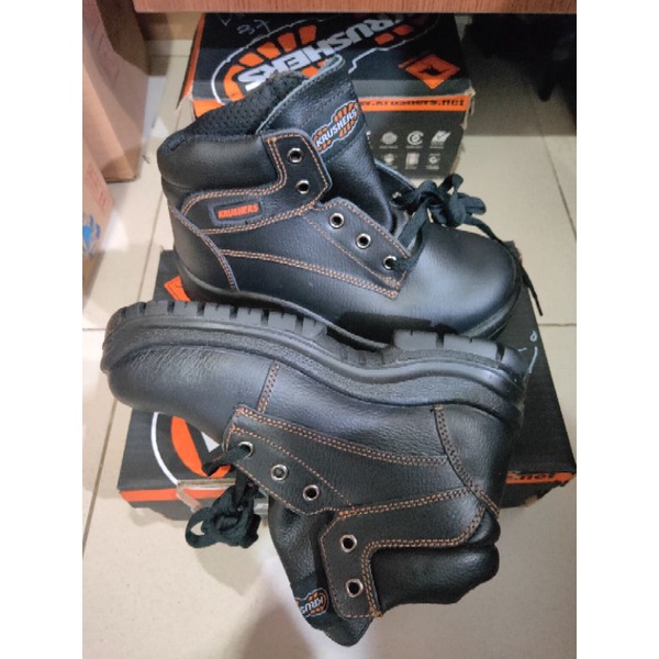 Safety shoes KRUSHERS unisex / safety shoes wanita / safety shoes pria / sepatu safety