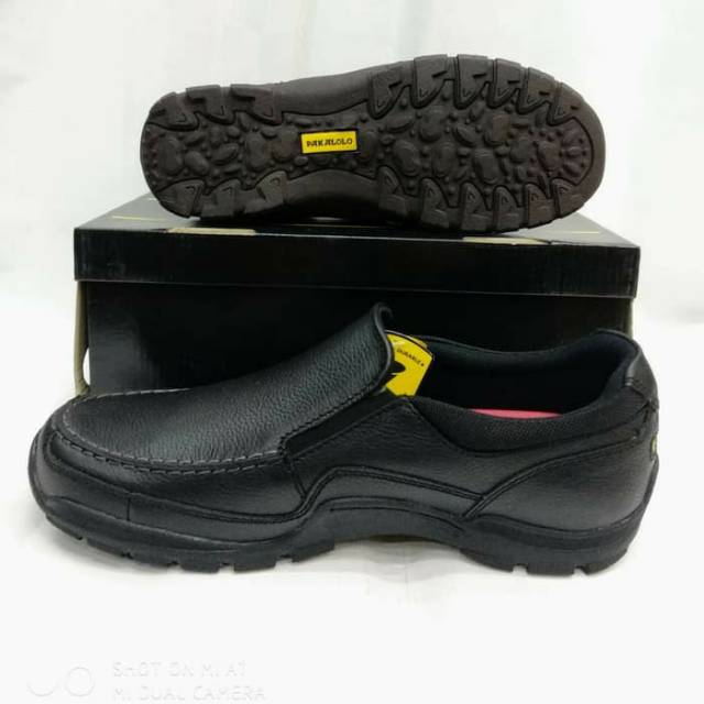 Sepatu kulit kerja Pakalolo boots N6883