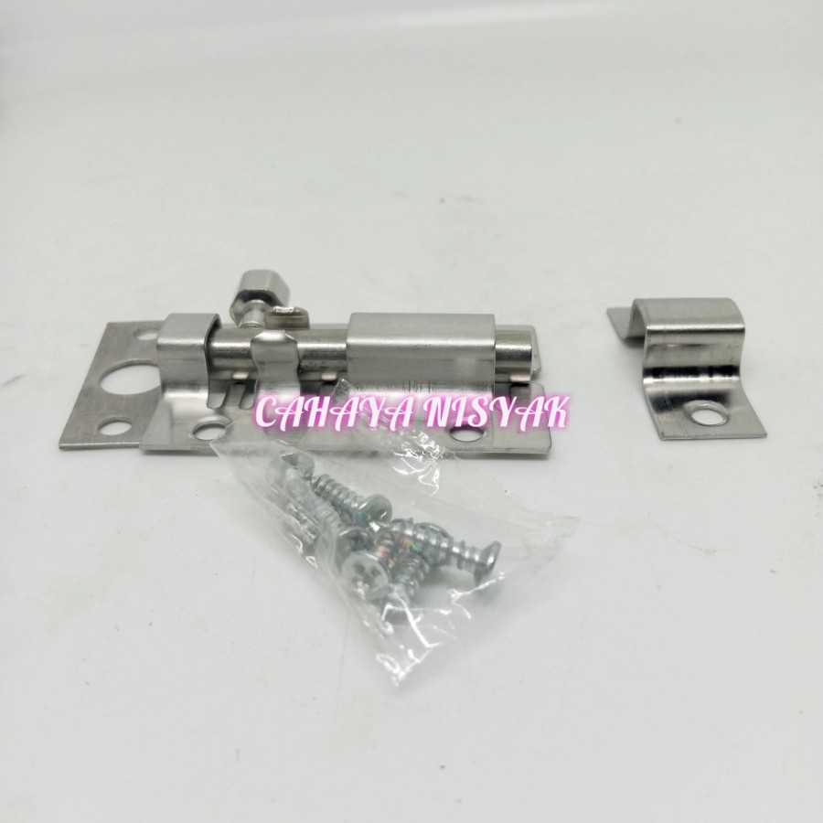Grendel Pintu Stainless Steel 2" / Slot Pintu Stainless 2"