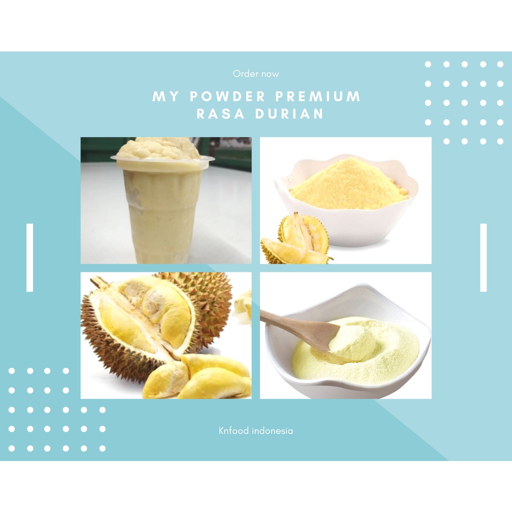 

Powder Bubuk Minuman PREMIUM (MA) Rasa Durian 1kg