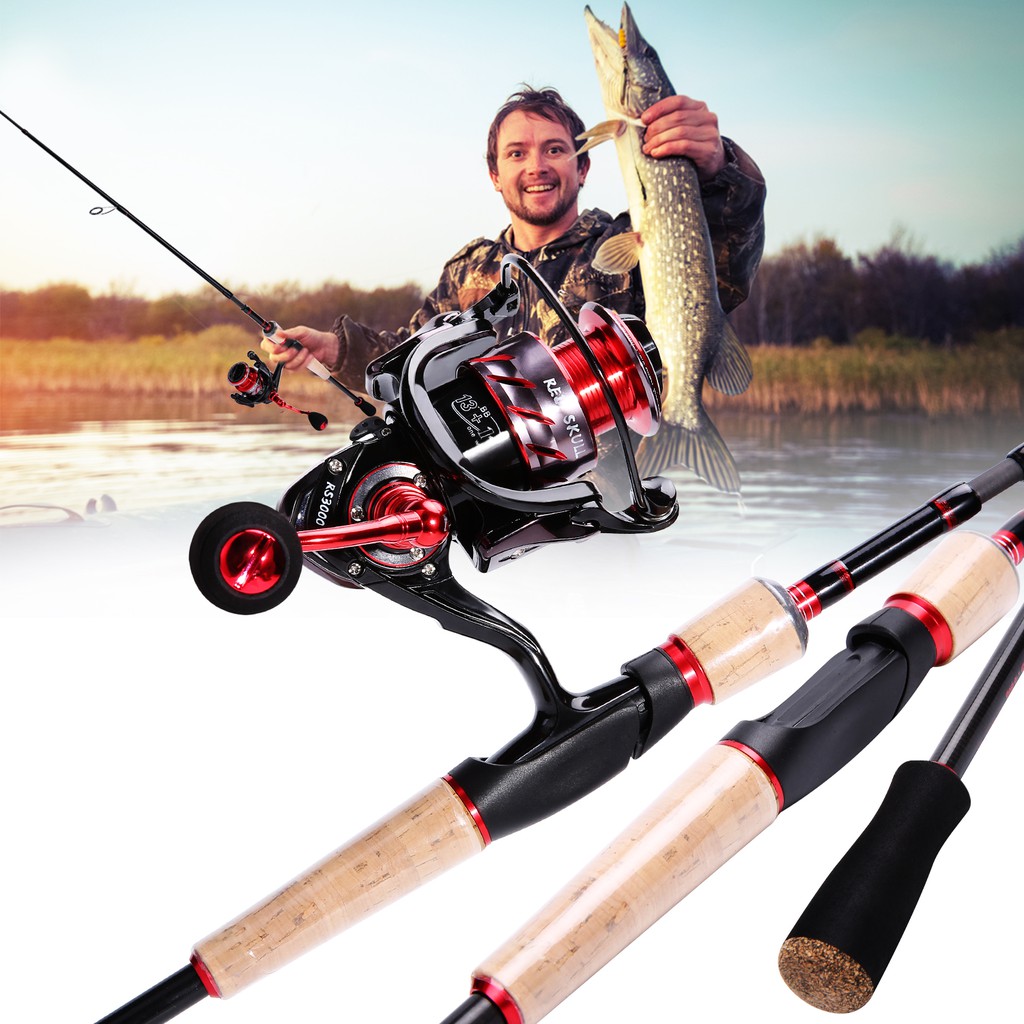 Sougayilang Unicorn Portable Fishing Rod With 13 1bb Spinning Reel Combo Carbon Fiber Fishing Pole And Spinning Wheel Kit Shopee Indonesia