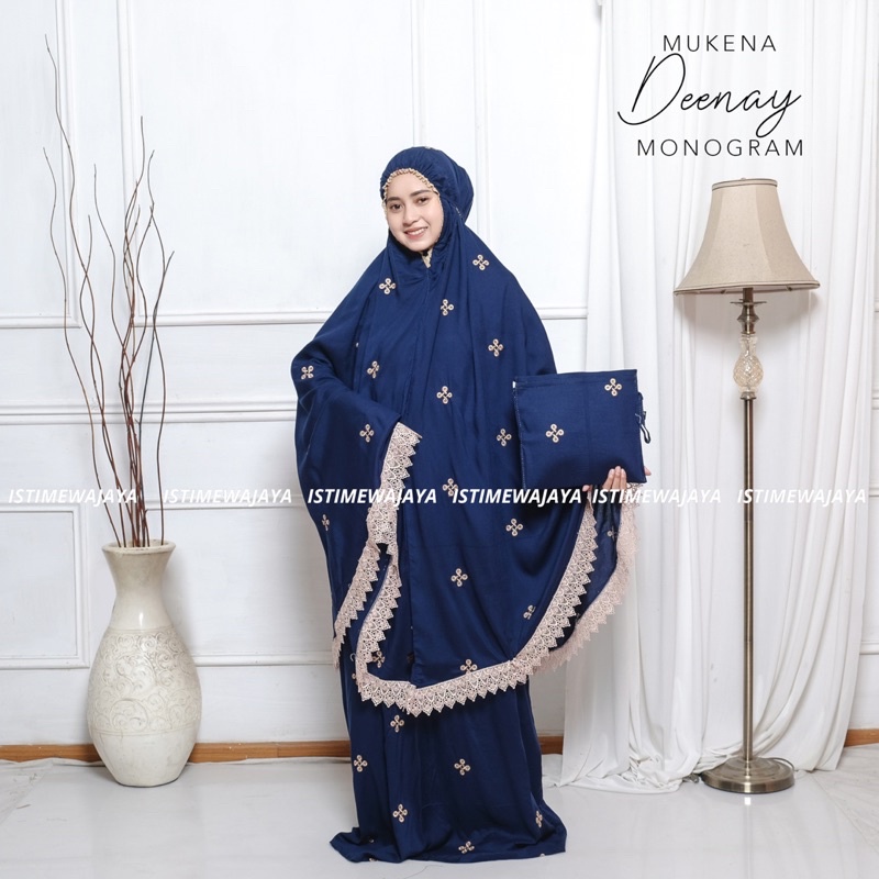 MUKENA DEENAY MONOGRAM || DEENAY MINI ESKLUSIF || MUKENA DEENAY BORDIR