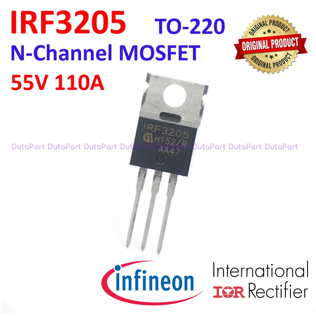 IRF3205 ORIGINAL INFINEON IRF 3205 IRF3205PBF 55V 110A NChannel MOSFET