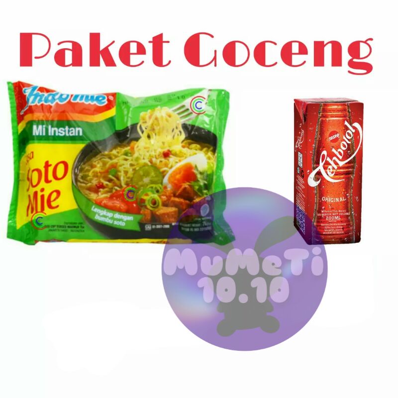 

Indomie Soto + Teh Botol Sosro