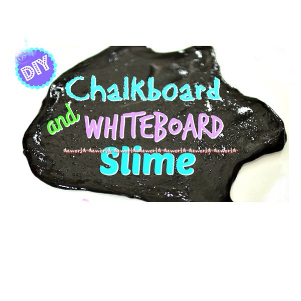 Craz Art Cool Chalkboard Slime Peralatan Mainan Membuat Slime Hitam Papan Tulis