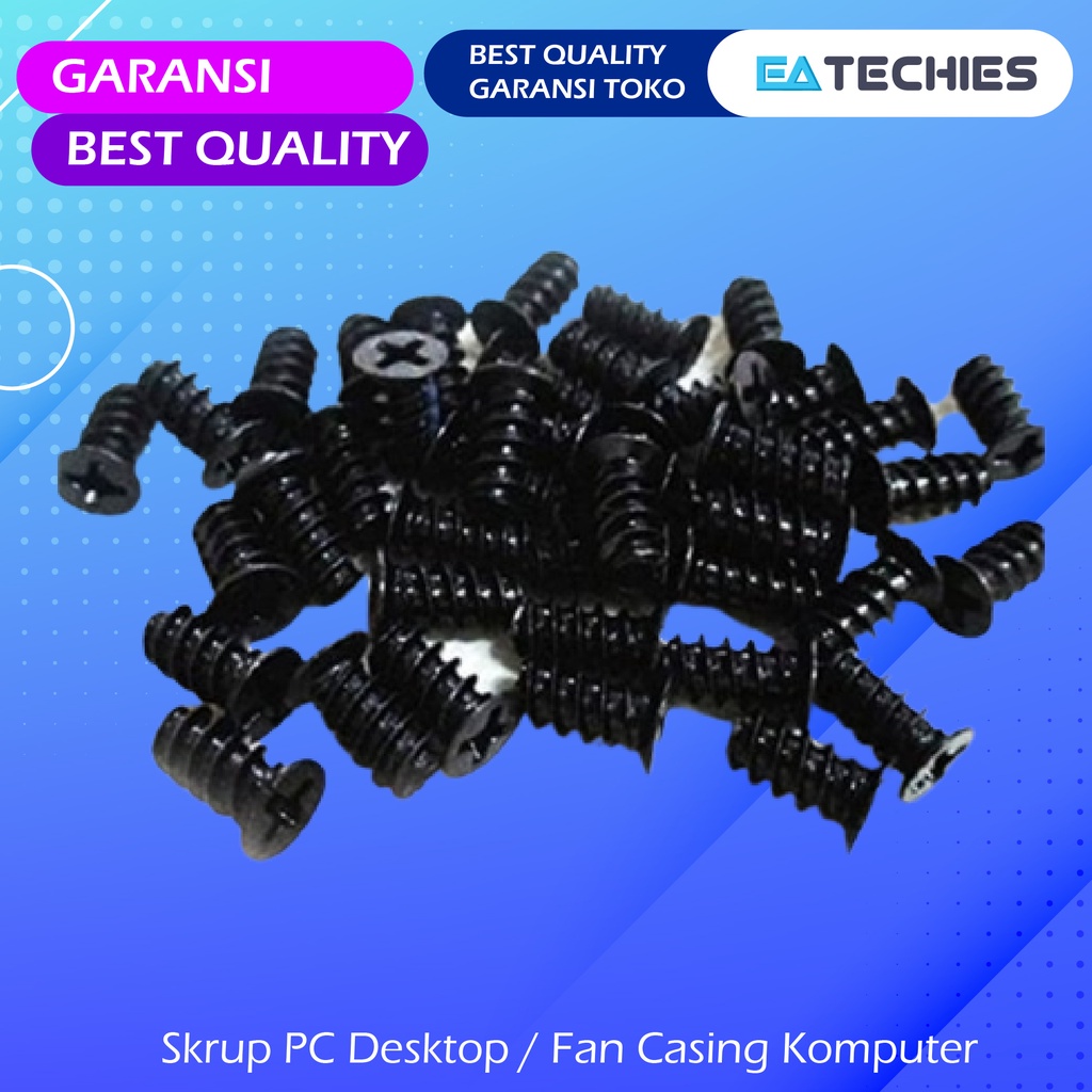 BAUT / SCREW / SEKRUP KOMPUTER ( FAN CASING SIZE 8CM / 12CM / 14CM )