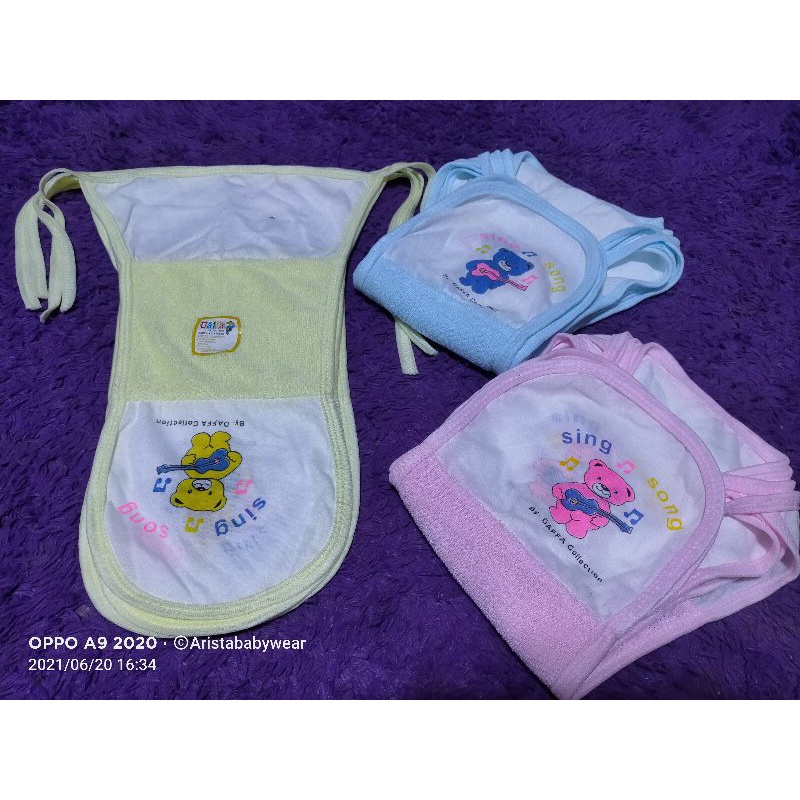 DAFFA - (3pcs) POPOK SAMBUNG KATUN+HANDUK LEMBUT BY.DAFFACOLLECTION