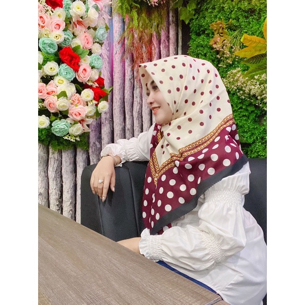 Afrahijab/ Segi Empat Voal Motif 156