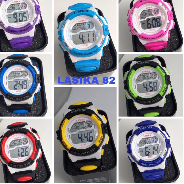 HARGA PROMO,,,JAM TANGAN LASIKA ANAK TK/SD/REMAJA ORIGINAL WATER RESIST