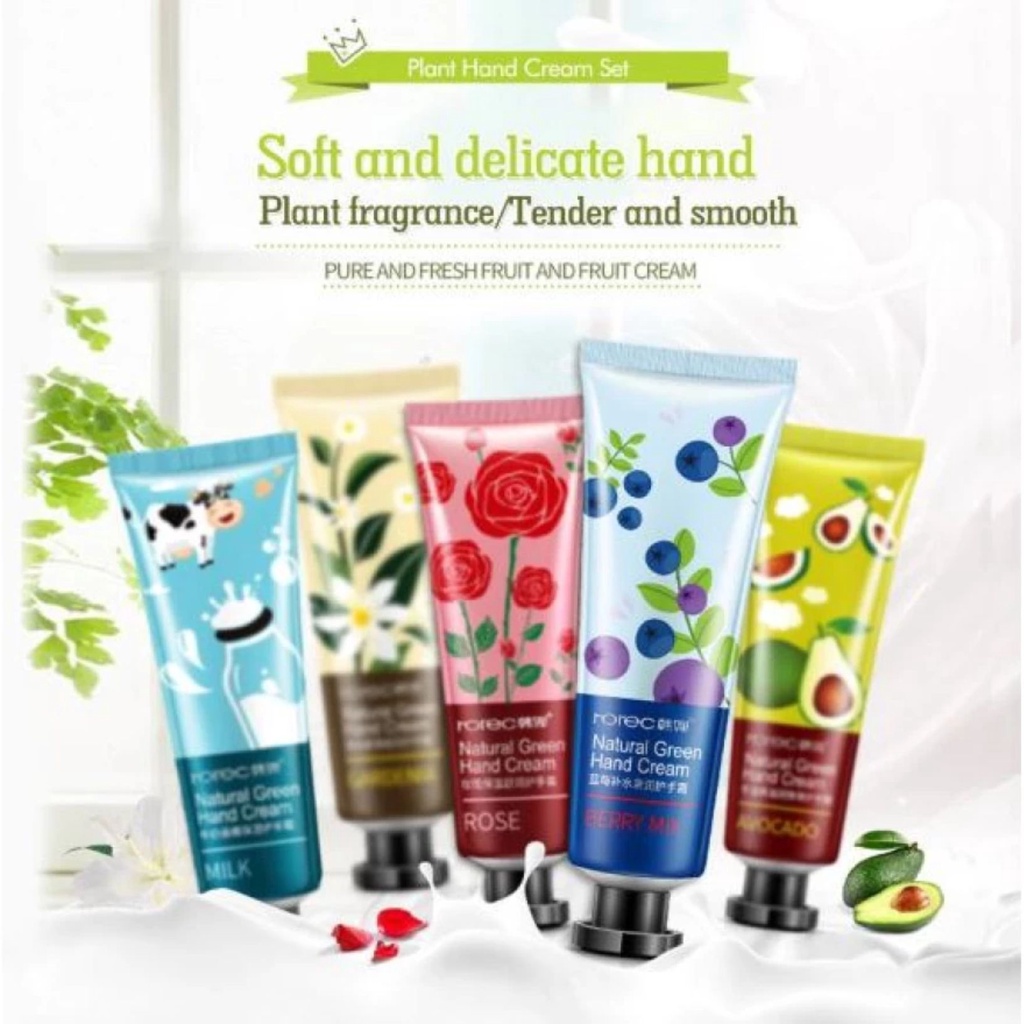 Hand Cream Lotion Pelembut Kulit Rorec Hchana