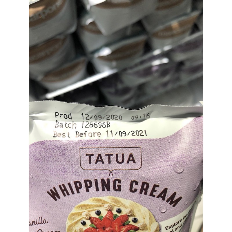 Tatua Whipping Cream 1 L / Whipping Tatua / Cream