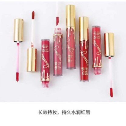 LAMEILA Lipstick Cair 6 Warna Matte Tahan Lama / Lip Gloss DJ 763