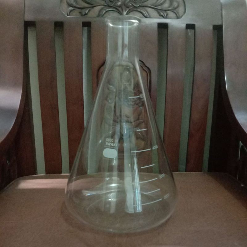 Erlenmeyer 5000 ML PYREX IWAKI