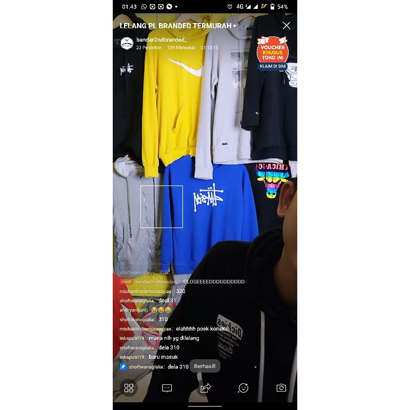CREWNECK STUSSY