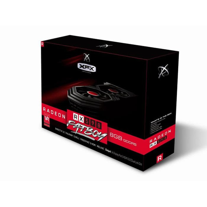"XFX Radeon RX 590 8GB DDR5 Fatboy 1600MHz OC  Dual Fan"