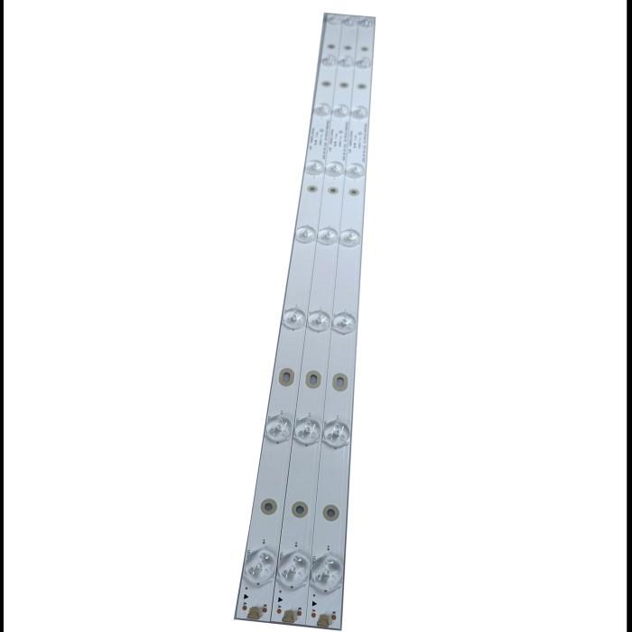 BACKLIGHT TV POLYTRON 32 INCH 8K 3V LAMPU BL LED 8 KANCING 3 VOLT INCH