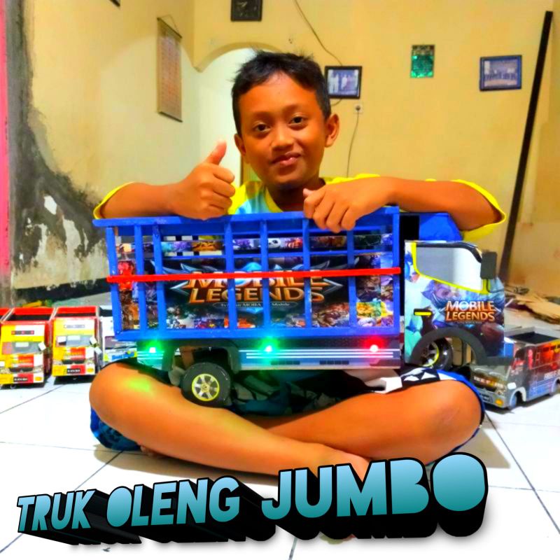 Miniatur Truk Oleng Jumbo Miniatur Truck Oleng Kayu