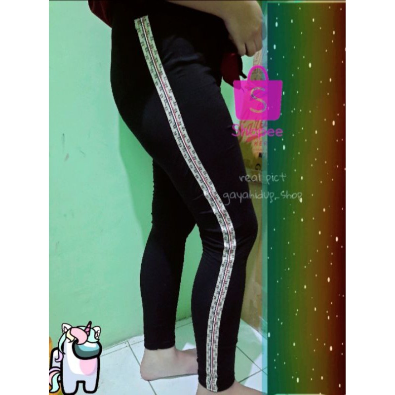 Legging panjang CO Import list Jahit Premium