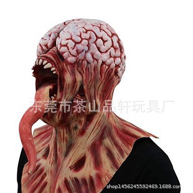 TOL-81 topeng latex full head monster zombie horror halloween mask prank pesta kostum