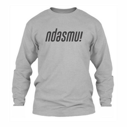 Indoholic Atasan Baju Kaos Distro Kaos Lengan Panjang Pria Wanita Combed 100% Ndasmu