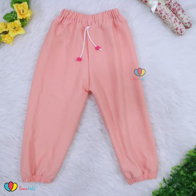 Jogger Polos Molly Uk. 3-4 Tahun / Celana Panjang Balita Murah Import