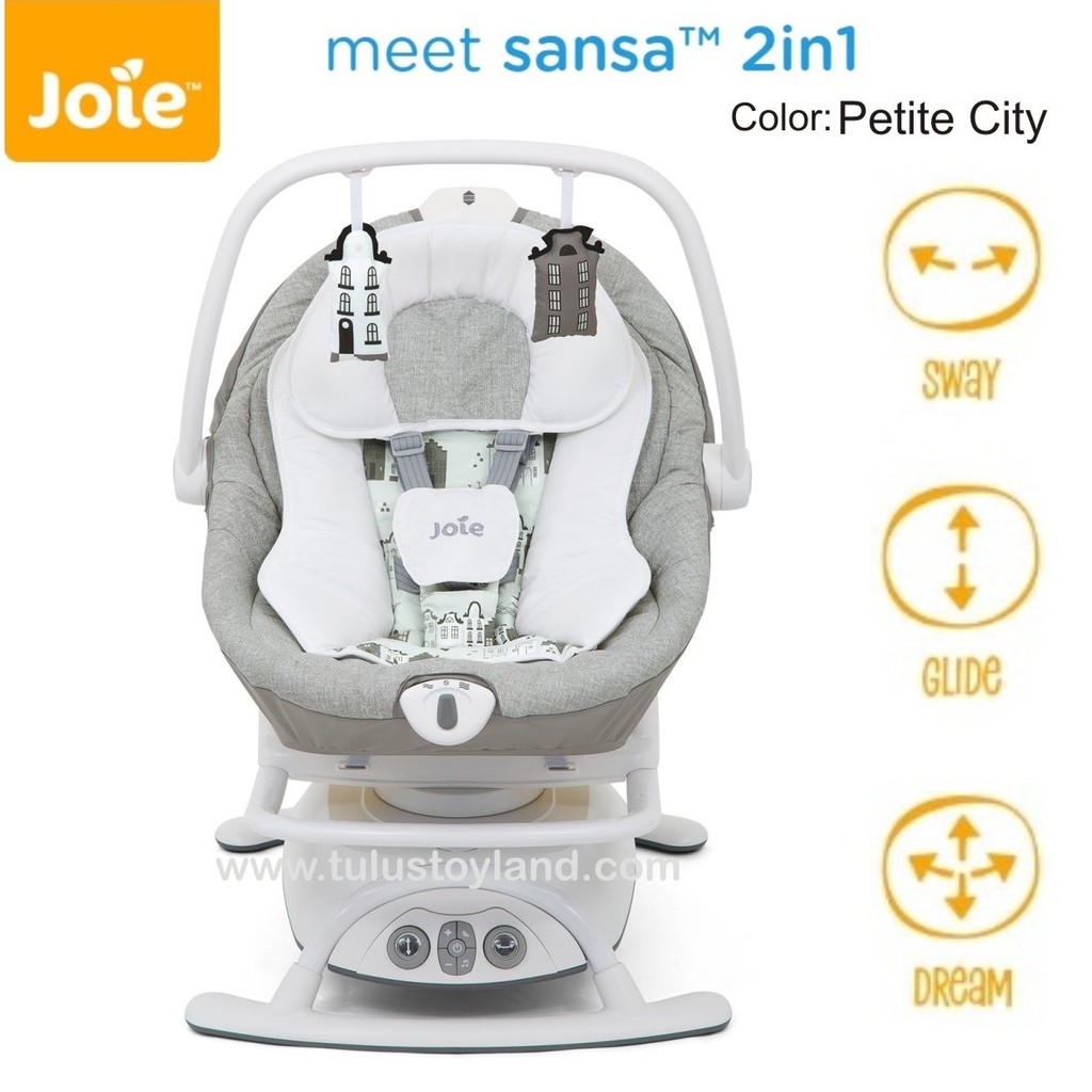 joie sansa 2 in 1 glider and rocker petite city