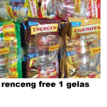 

Gratis ongkir|LR11|2 RENCENG ENERGEN BONUS 1 GELAS CANTIK