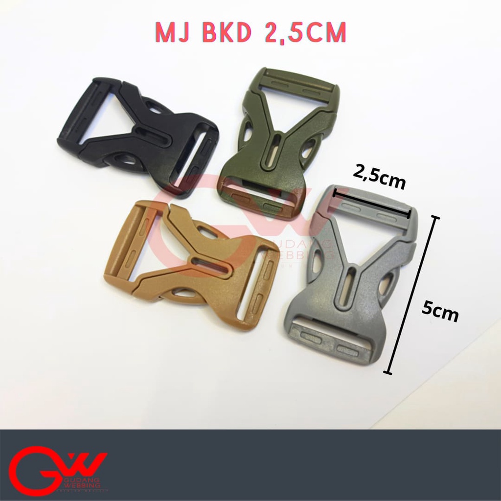 KUNCI SODOK TAS 25MM / SELOT 2,5 CM / MJ BKD 2,5 CM - ECERAN