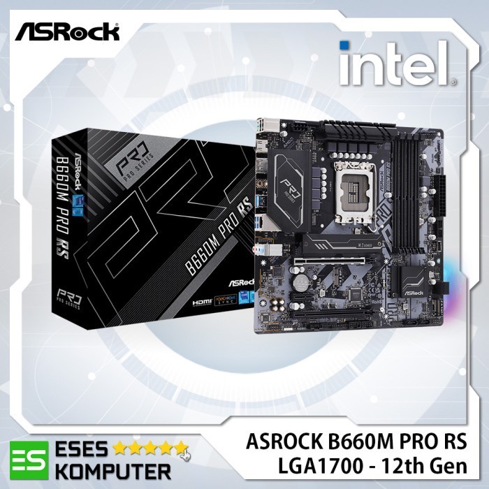 Motherboard ASRock B660M PRO RS | m-ATX | Intel LGA 1700 | DDR4