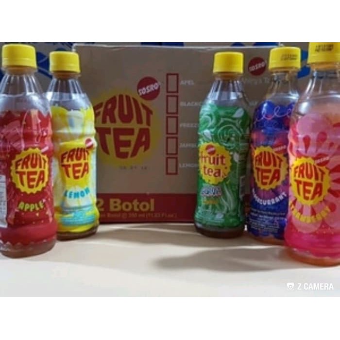 

Teh Fruit Tea Sosro 350ml Stroberi Apel Freeze Blackcurrant Markisa Guava Frute termurah 350 ori