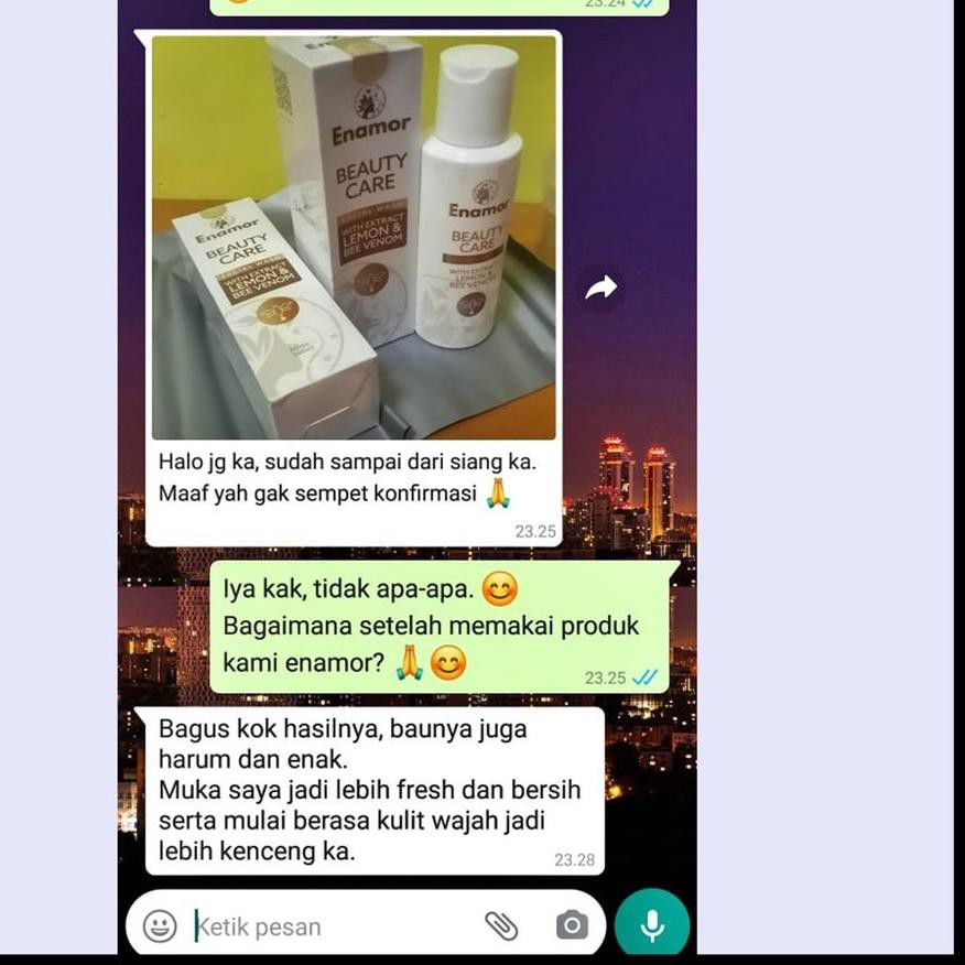 ✧ ENAMOR BEAUTY CARE FACIAL WASH ORI ENAMORE SERUM ORIGINAL PEMBERSIH WAJAH ✿