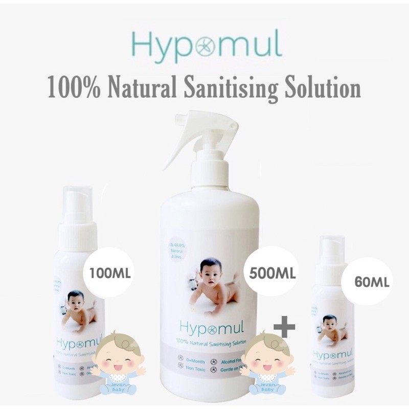 Hypomul Sanitising Water 100ml 500ml 500ml FREE 60ml Hypomul Sanitising Water 100ml 500ml 500ml FREE 60ml