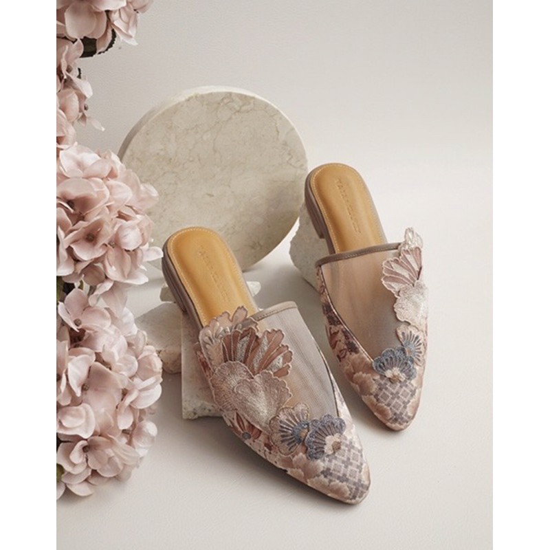 [READY STOCK] Claudia Mules by Klamby X Vaia