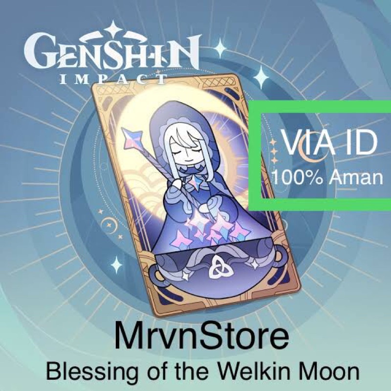Genshin impact - Blessing of the Welkin Moon (Via UID Tidak perlu Login)